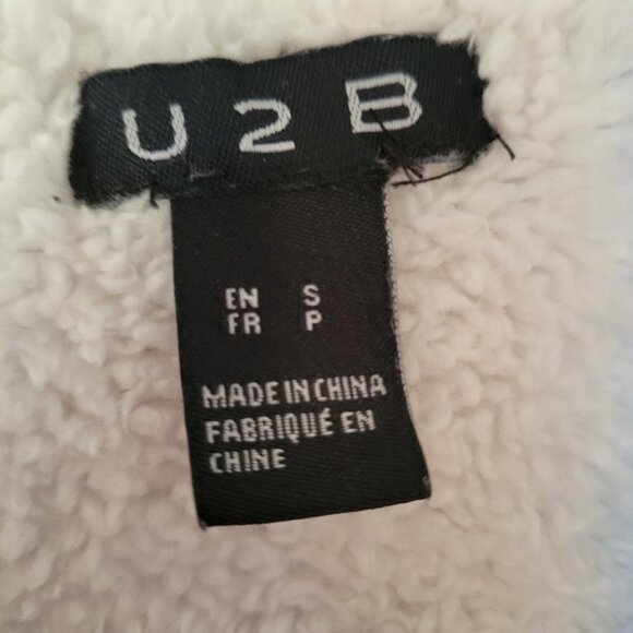 U2B cozy jacket coat, sinch waist - Picture 4 of 7